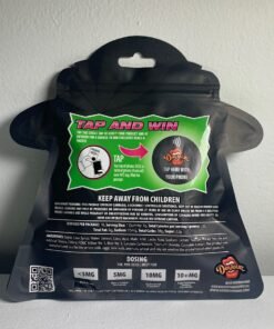 Devour Sour Apple Sour Rings 1500MG Back rotated 1 1