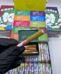 KAWS KONES PREROLLS – INFUSED W/DIAMONDS + KIEF – 5 PER PACK