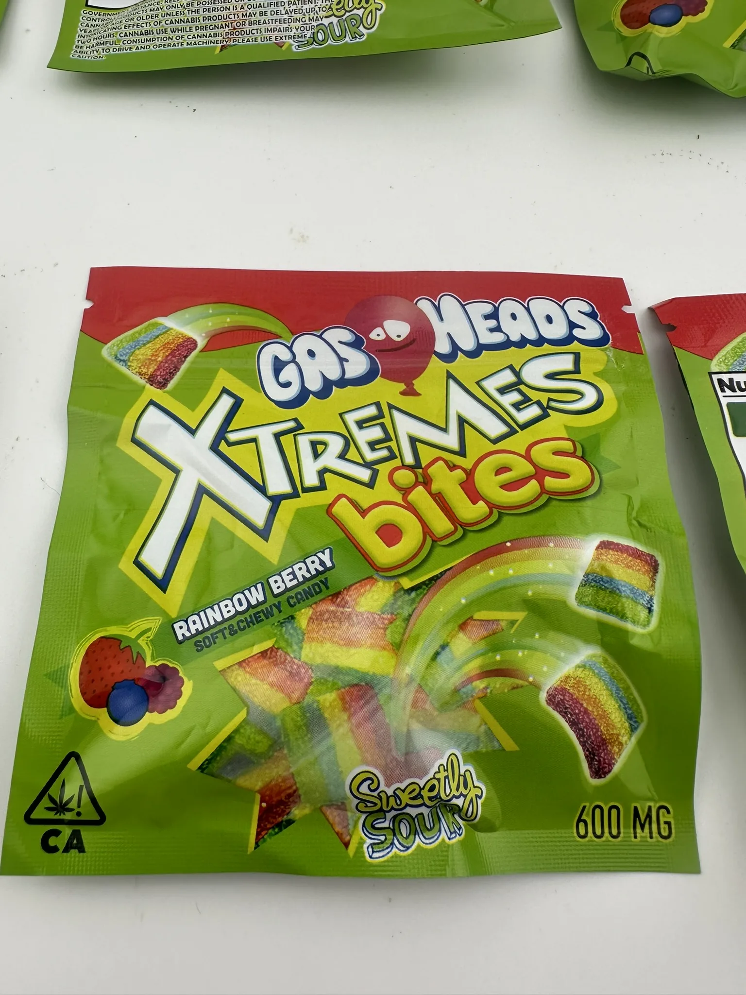 IMG 2020 jpeg 1 Gas Heads Xtreme Bites 600mg - Image 2