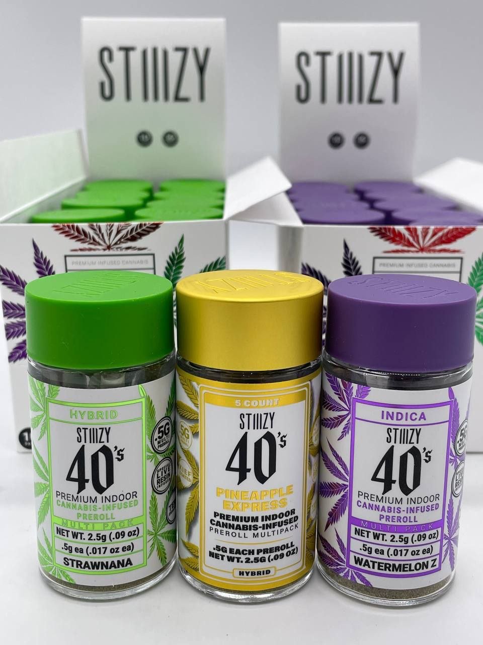 IMG 357A809DD66E 3 1 Stiiizy 40s Infused Pre Rolls