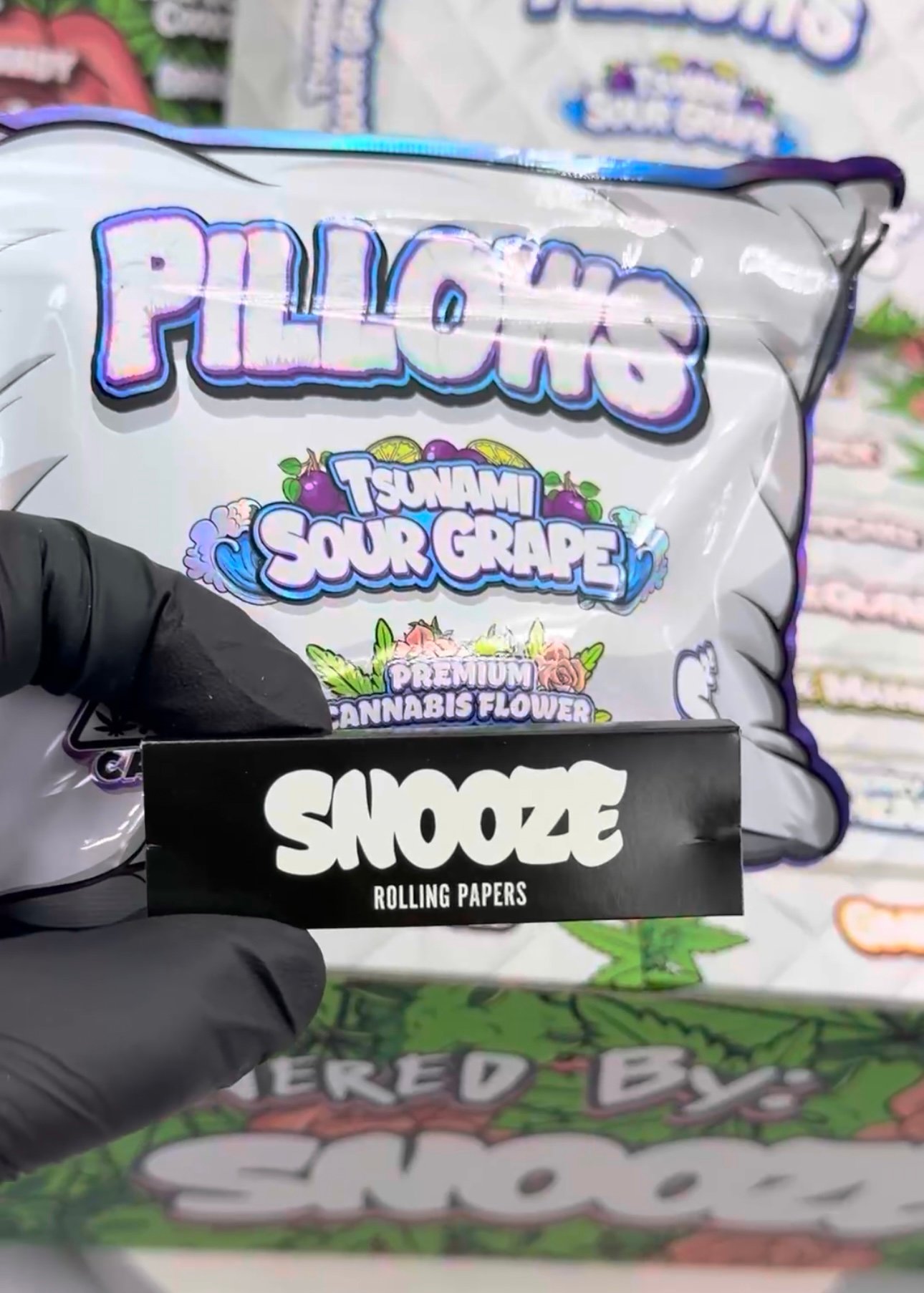 IMG 9513 1 SNOOZE PILLOWS WEED ROSE EDITION – 14G (1/2 OZ) - Image 5