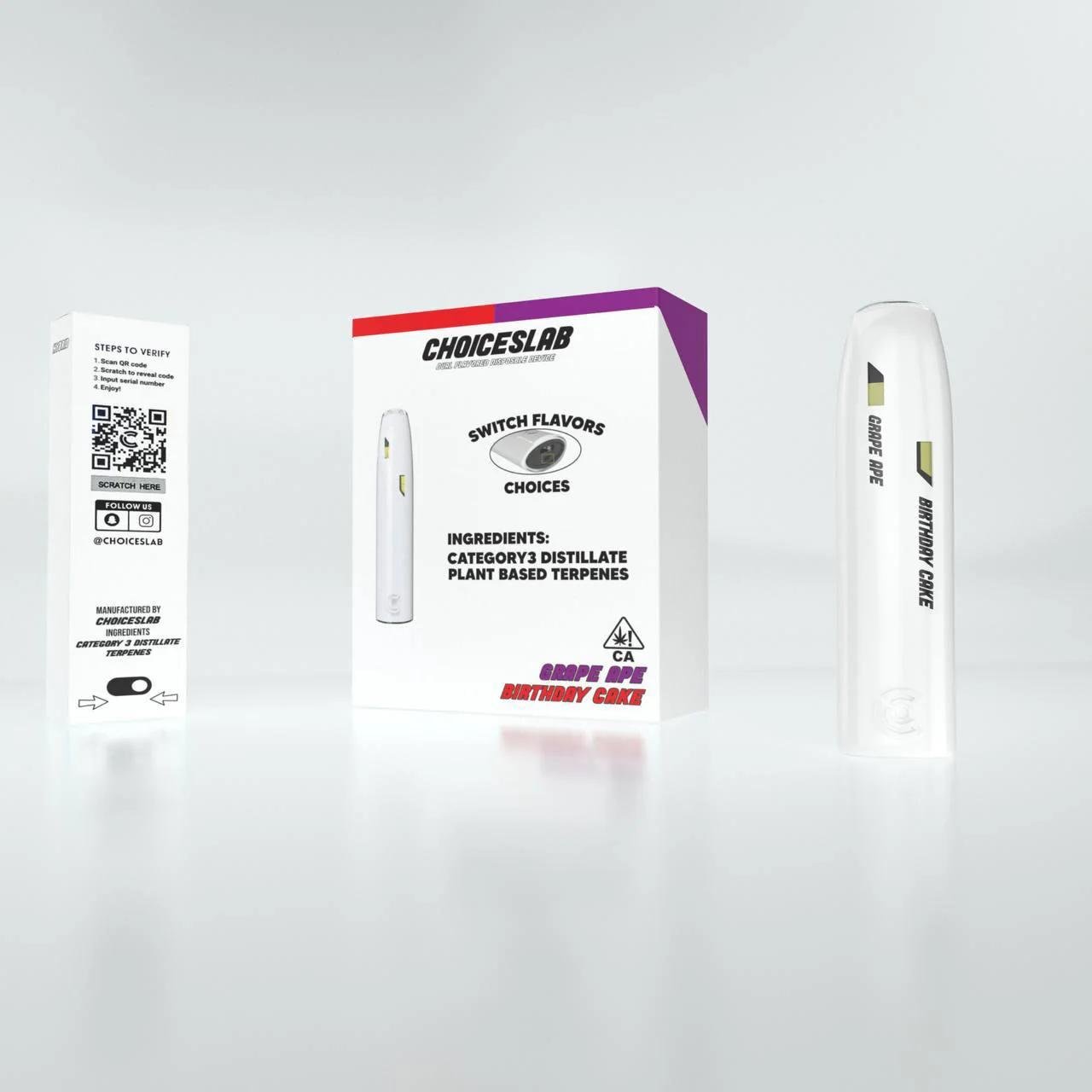 WhatsApp Image 2024 12 05 at 4.55.36 AM 1 Choices Lab Disposable 1G Dual Flavor - Image 2