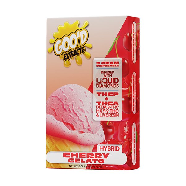 good extracts liquid diamonds 5g disposable cherry gelato 1 Goo’d Extracts Disposable 5G - Image 5
