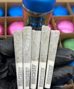 Alternative view of Big Chief Snow Cones Pre Rolls – Infused W/ LIVE RESIN + DIAMONDS (5 preroll per Jar)