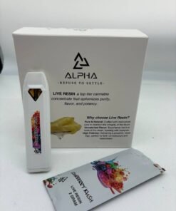 Alternative view of ALPHA 2G DISPOSABLE – LIVE RESIN