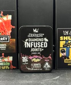 JEFFEREY DIAMOND INFUSED JOINTS – FLOWER + KIEF – 5 JOINTS