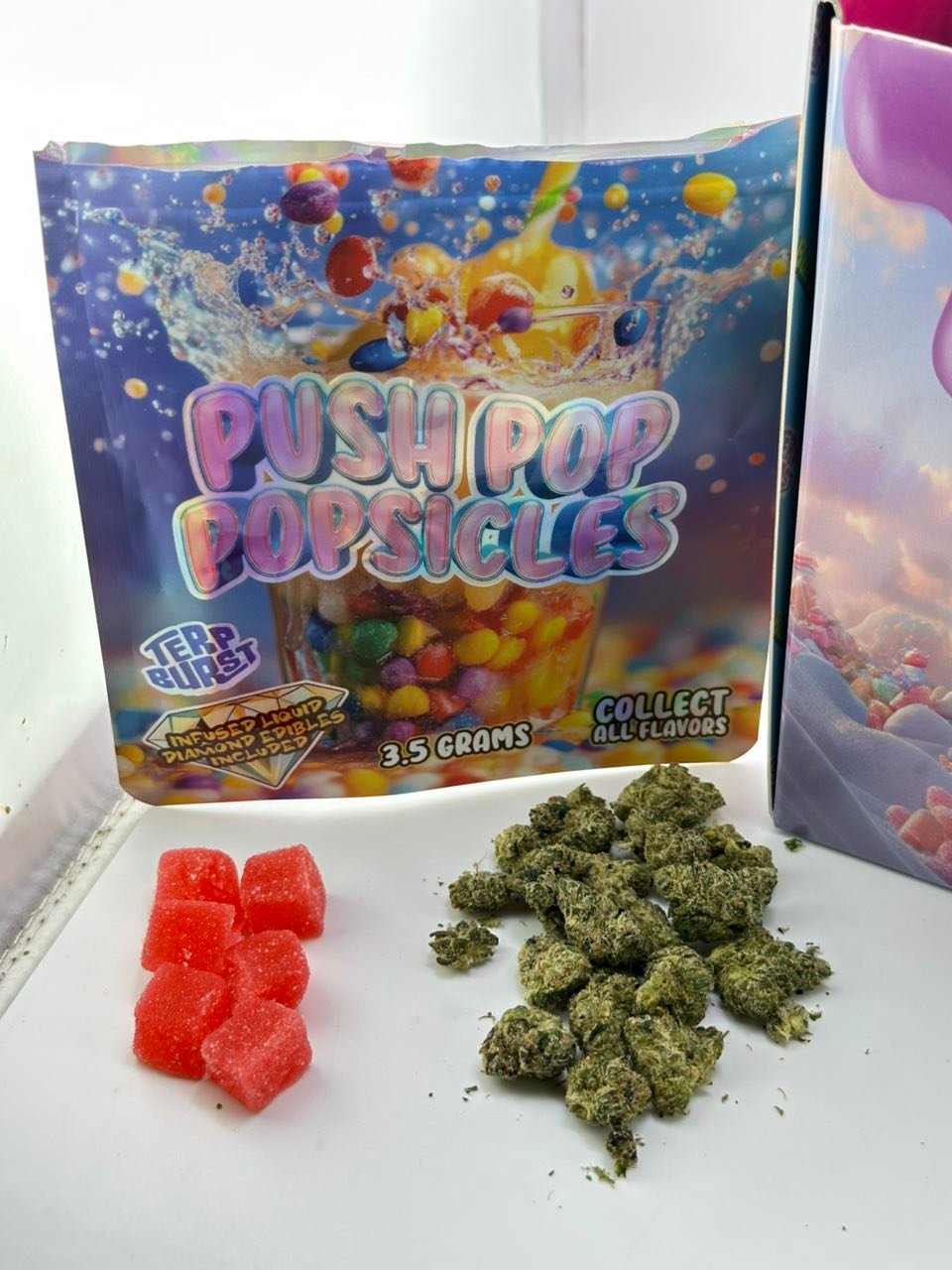 image 1915 1 ZABURST X TERP BURST WEED | INFUSED LIQUID DIAMOND EDIBLES INCLUDED – 3.5G