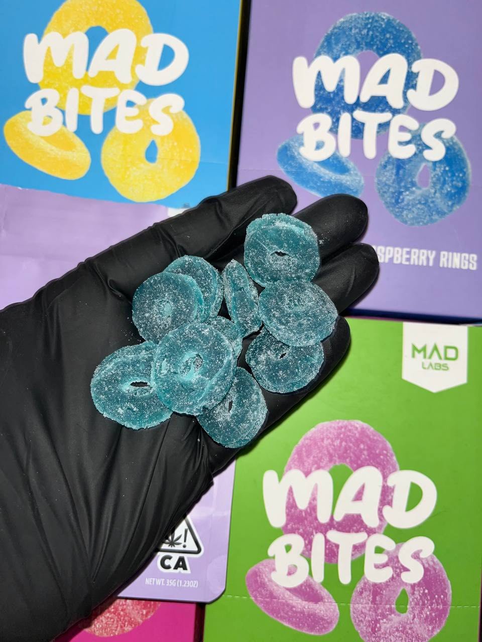 image 193 1 1 MAD BITES 1500-2000MG (HASH ROSIN/FULL SPECTRUM) GUMMIES - Image 2