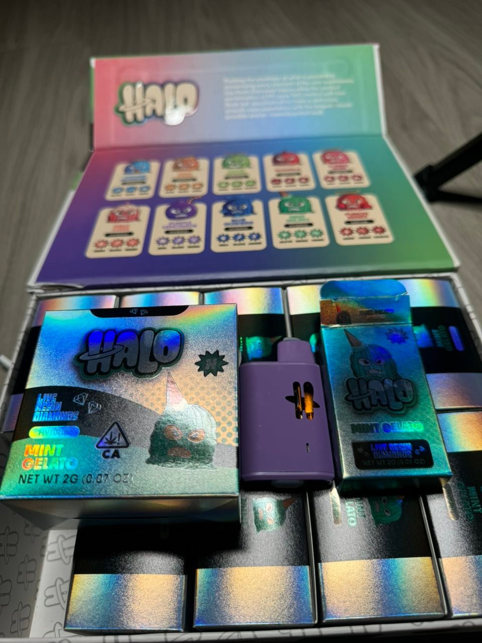 image 41 1 Halo Live Resin Diamonds Disposable 2G