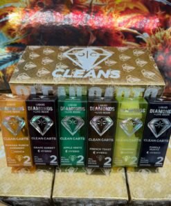 CLEAN CARTS 2G DISPOSABLE CASINO EDITION – LIQUID DIAMONDS + LIVE RESIN