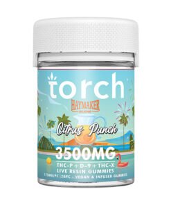 torch haymaker 3500mg gummies Citrus Punch 1