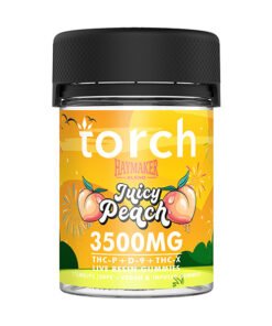 torch haymaker 3500mg gummies juicy peach 1